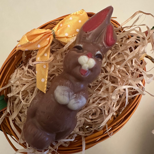 Gefüllte Häschen Karamell/Nougat/Blätterkrokant