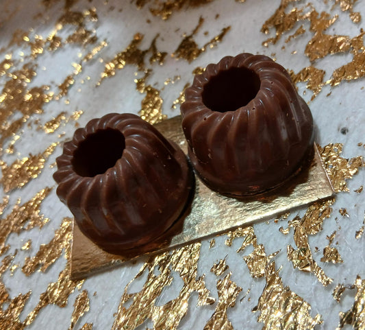 2er Mini-Guglhupf mit Nougatfüllung