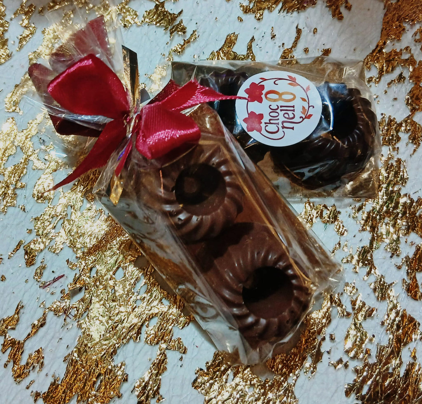 2er Mini-Guglhupf mit Nougatfüllung